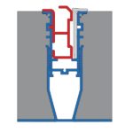 Flush Track Cross Section